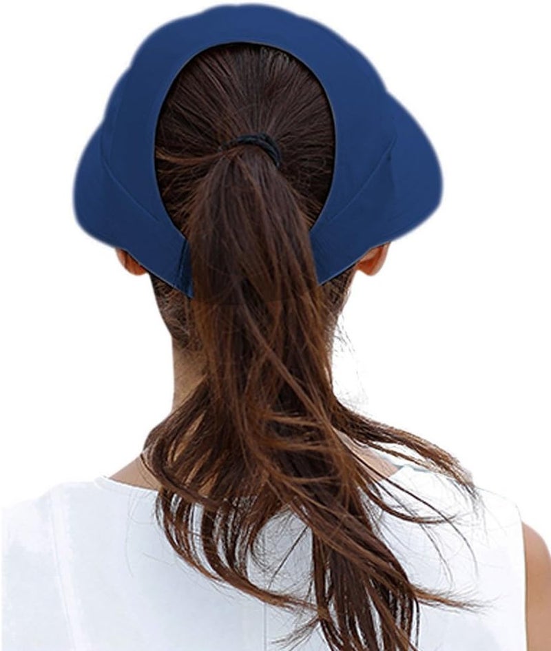 HINDAWI Sun Hats for Women Wide Brim UV Protection Sun Hat Summer Beach Packable Visor - Image 2
